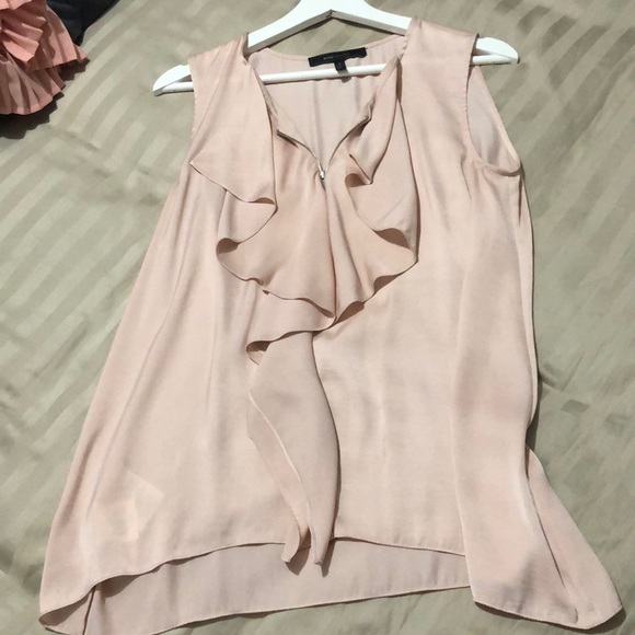 BCBG Light pink silky blouse - Picture 1 of 4
